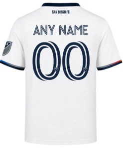 SDFC Soccer Jersey – Stunning White Custom Name & Number