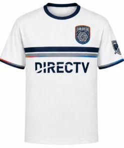 SDFC Soccer Jersey – Stunning White Custom Name & Number