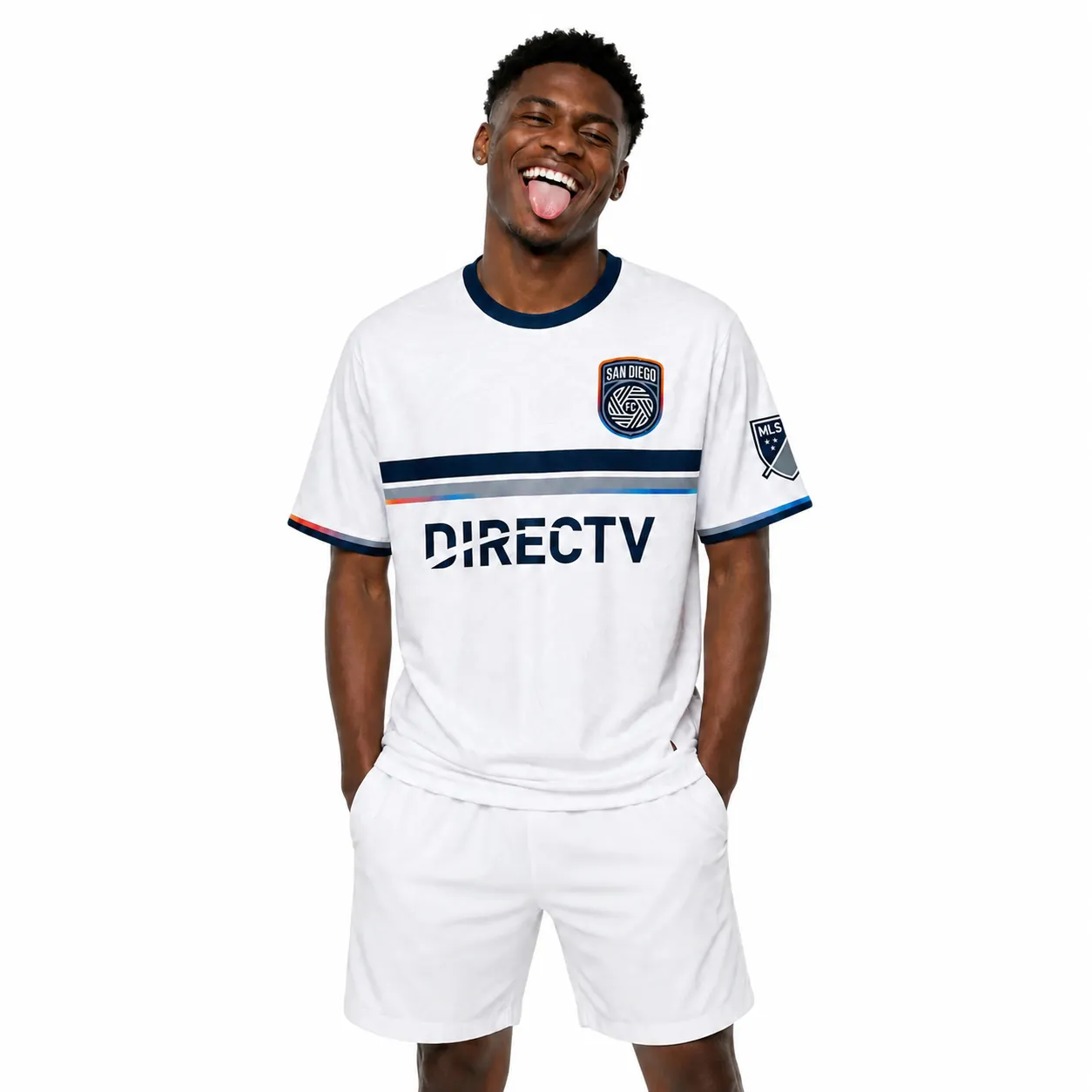 SDFC Soccer Jersey – Stunning White Custom Name & Number