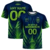 Seattle Sounders Custom Fan Jersey – Vibrant Splash