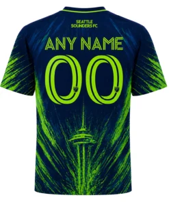 Seattle Sounders Custom Fan Jersey – Vibrant Splash