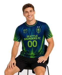 Seattle Sounders Custom Fan Jersey – Vibrant Splash