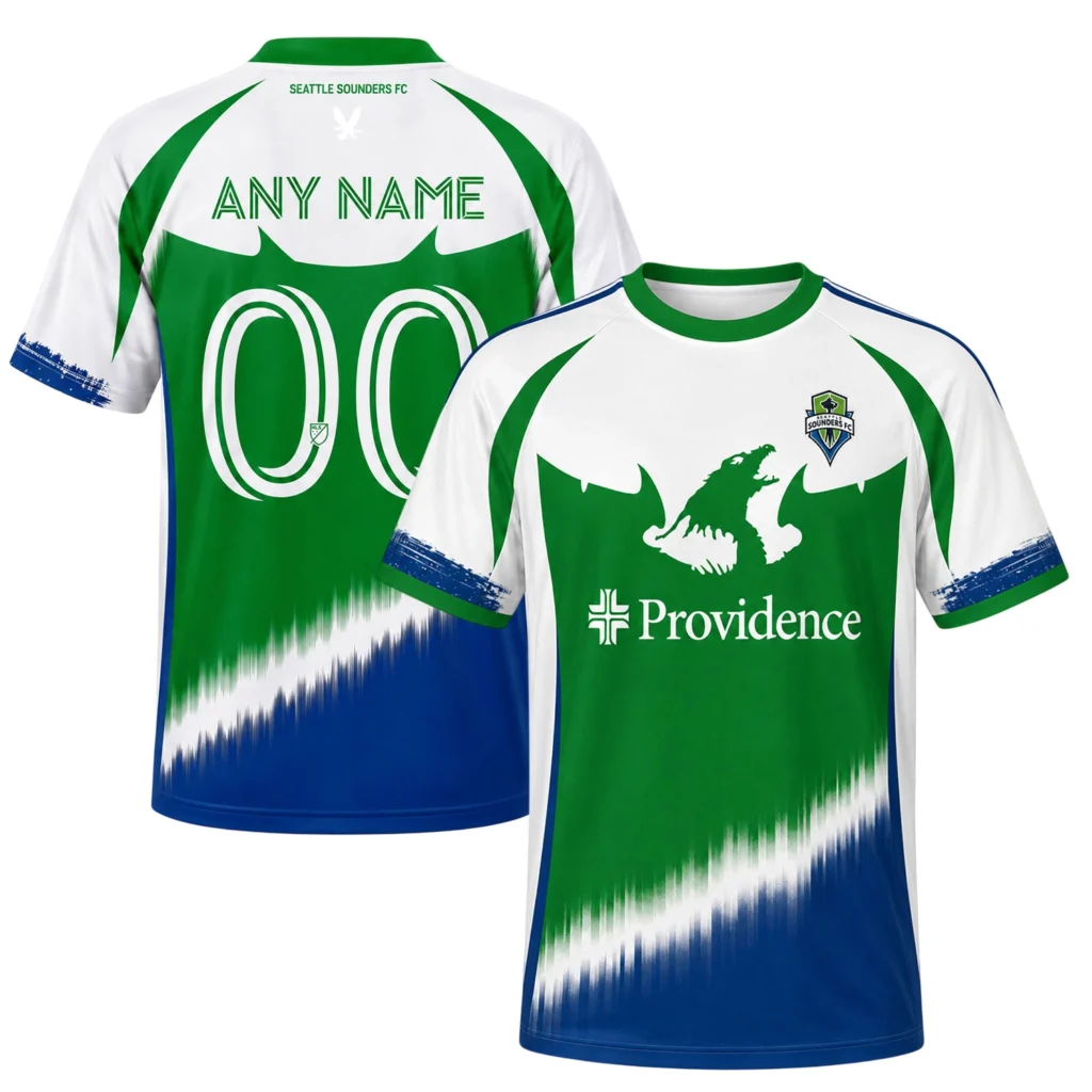 Seattle Sounders FC Custom Jersey – Bold Green & Blue Kit
