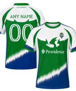 Seattle Sounders FC Custom Jersey – Bold Green & Blue Kit
