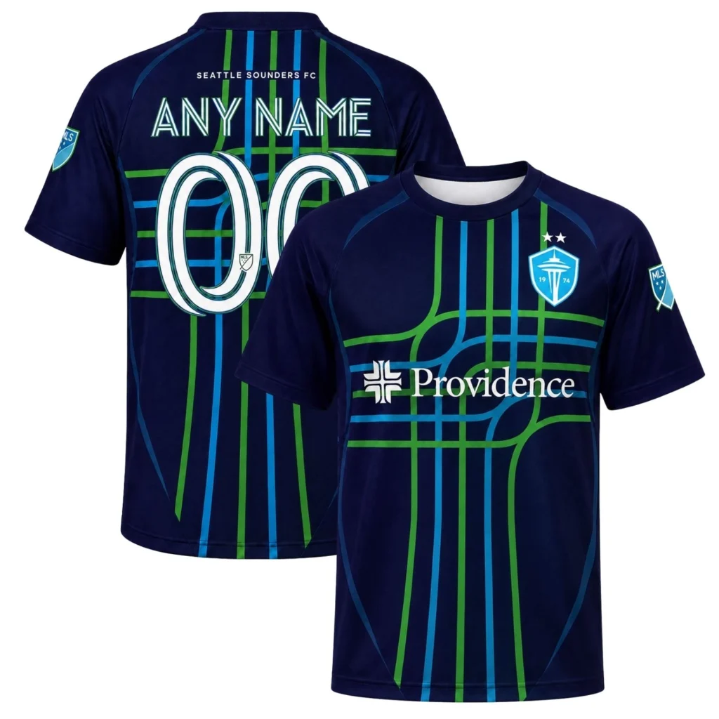 Seattle Sounders Jersey – Bold Navy Line Edition