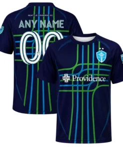 Seattle Sounders Jersey – Bold Navy Line Edition