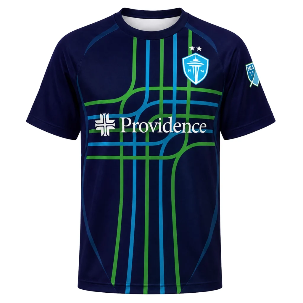 Seattle Sounders Jersey – Bold Navy Line Edition
