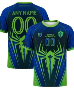Seattle Sounders Spider Man Jersey – Vibrant Web Edition