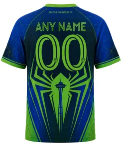 Seattle Sounders Spider Man Jersey – Vibrant Web Edition