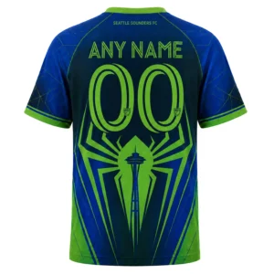 Seattle Sounders Spider Man Jersey – Vibrant Web Edition