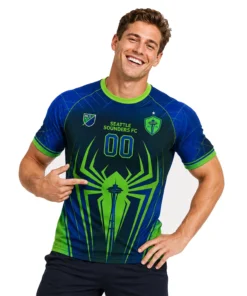 Seattle Sounders Spider Man Jersey – Vibrant Web Edition