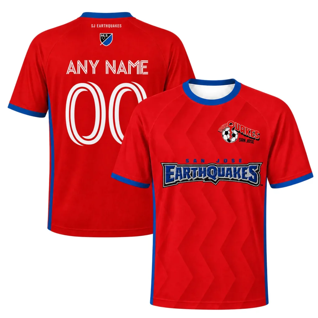 SJ Earthquakes Red Jersey – Essential Custom Soccer Jersey