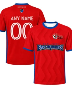 SJ Earthquakes Red Jersey – Essential Custom Soccer Jersey
