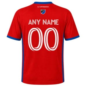 SJ Earthquakes Red Jersey – Essential Custom Soccer Jersey