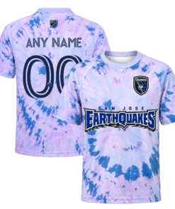 SJ Earthquakes Soccer Jersey Custom Fierce Headliner Kit