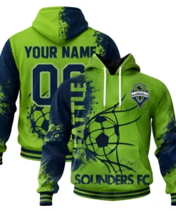 Sounders FC Hoodie Custom Vibrant Soccer Fan Style