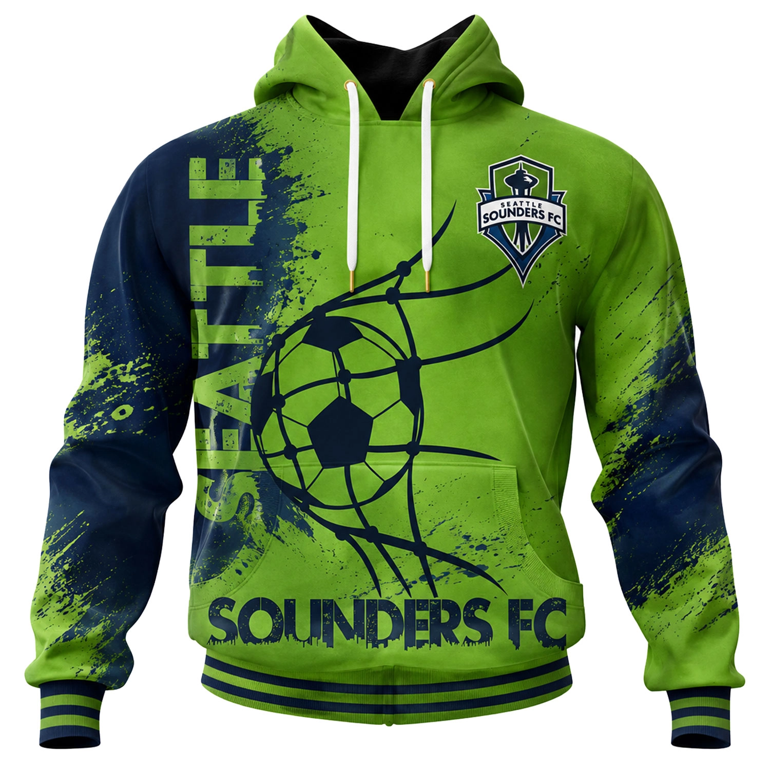 Sounders FC Hoodie Custom Vibrant Soccer Fan Style
