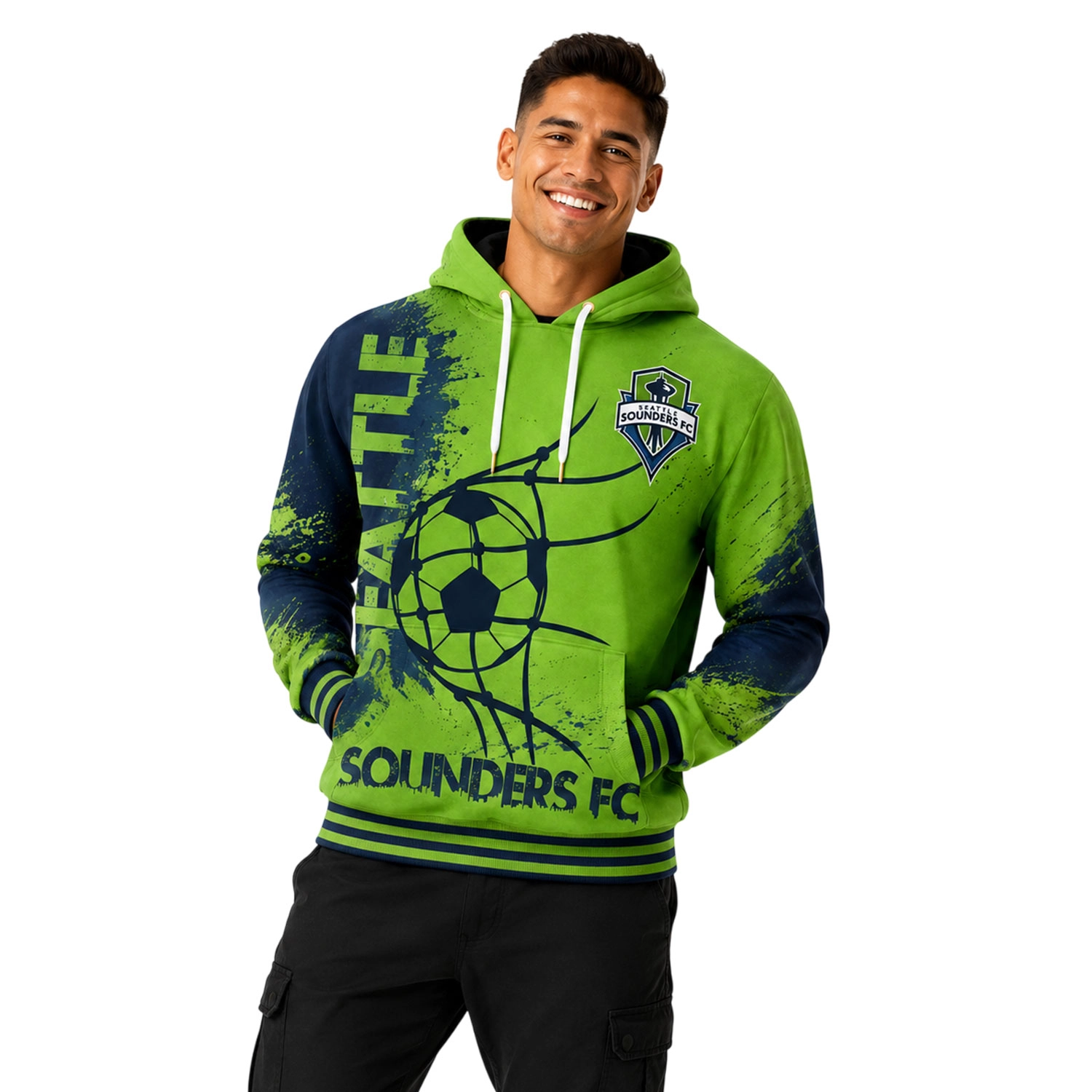 Sounders FC Hoodie Custom Vibrant Soccer Fan Style