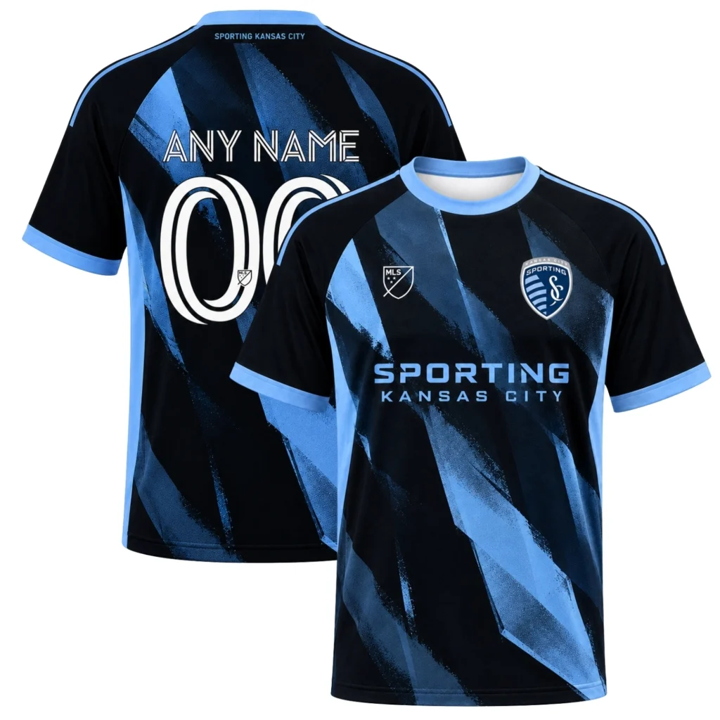 Sporting Kansas City Custom Jersey Brilliant Abstract Brush