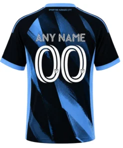 Sporting Kansas City Custom Jersey Brilliant Abstract Brush