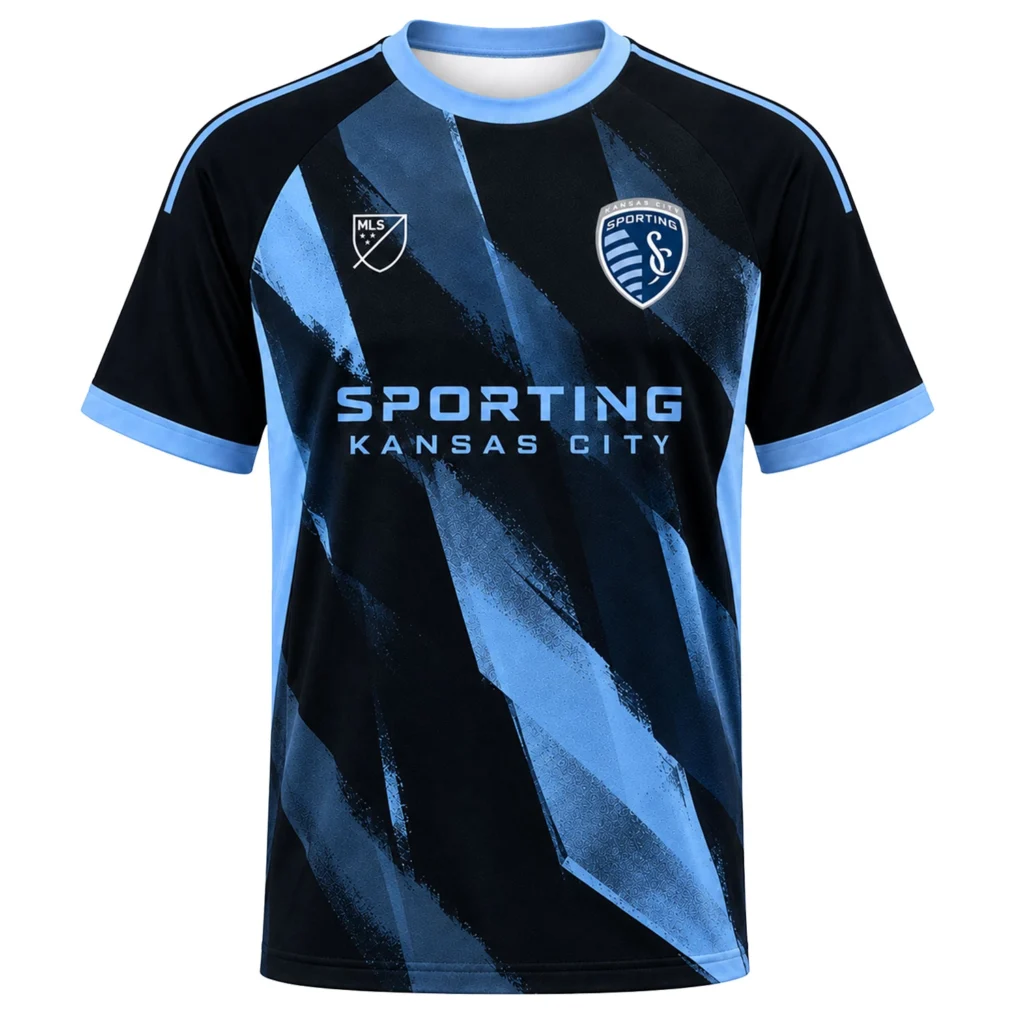 Sporting Kansas City Custom Jersey Brilliant Abstract Brush