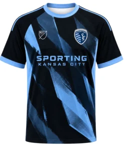 Sporting Kansas City Custom Jersey Brilliant Abstract Brush