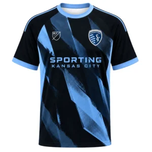 Sporting Kansas City Custom Jersey Brilliant Abstract Brush
