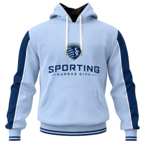 Sporting Kansas City Fan Hoodie Solid Minimal Crest
