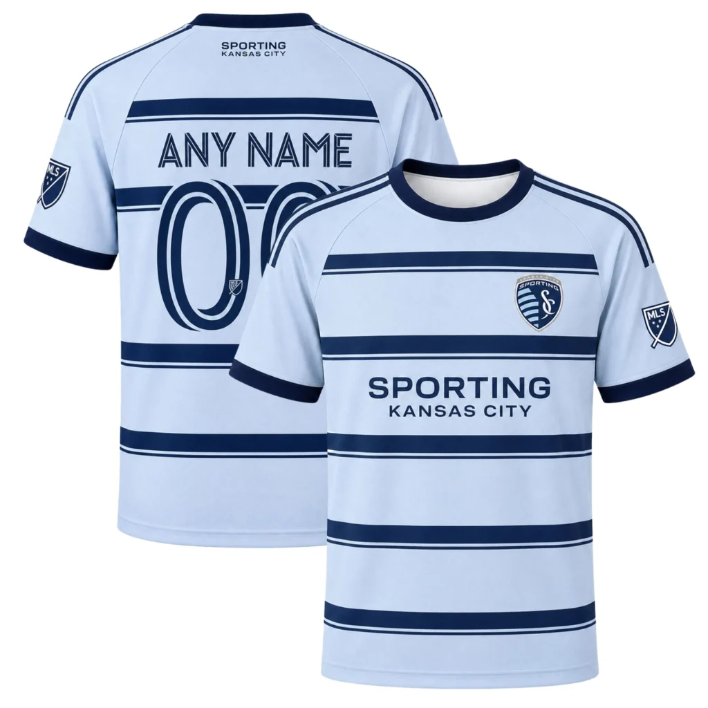 Sporting Kansas City Fan Jersey Custom Dynamic Stripe