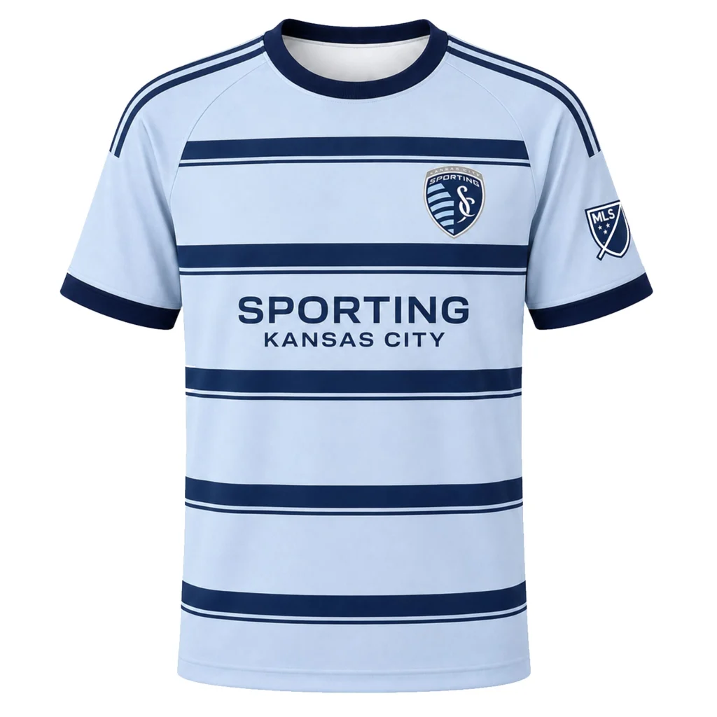 Sporting Kansas City Fan Jersey Custom Dynamic Stripe