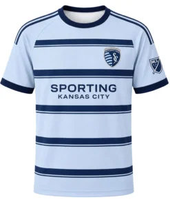 Sporting Kansas City Fan Jersey Custom Dynamic Stripe