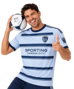 Sporting Kansas City Fan Jersey Custom Dynamic Stripe
