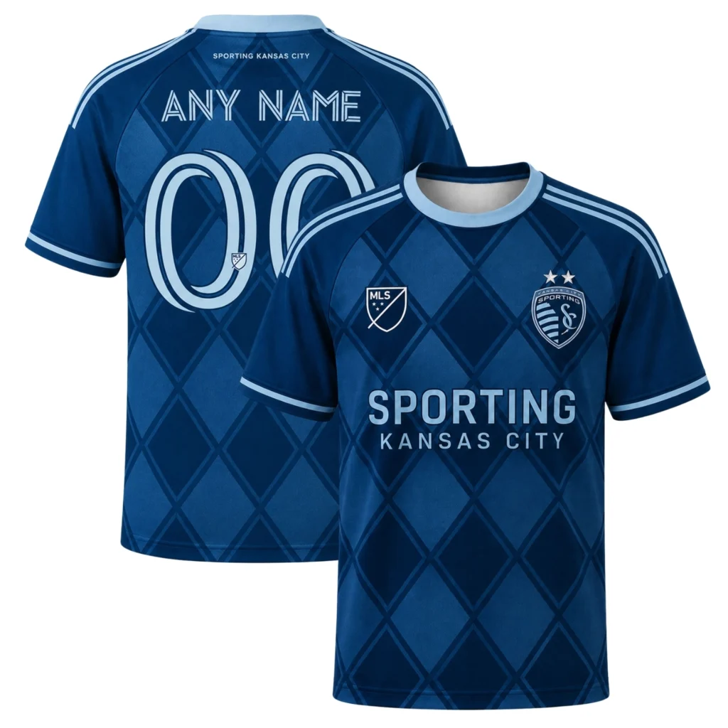 Sporting Kansas City MLS Jersey Custom Remarkable Argyle