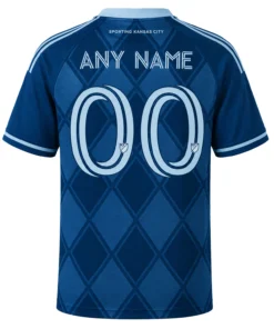 Sporting Kansas City MLS Jersey Custom Remarkable Argyle