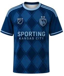 Sporting Kansas City MLS Jersey Custom Remarkable Argyle