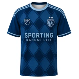 Sporting Kansas City MLS Jersey Custom Remarkable Argyle