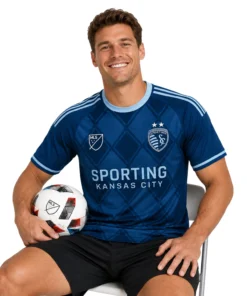 Sporting Kansas City MLS Jersey Custom Remarkable Argyle