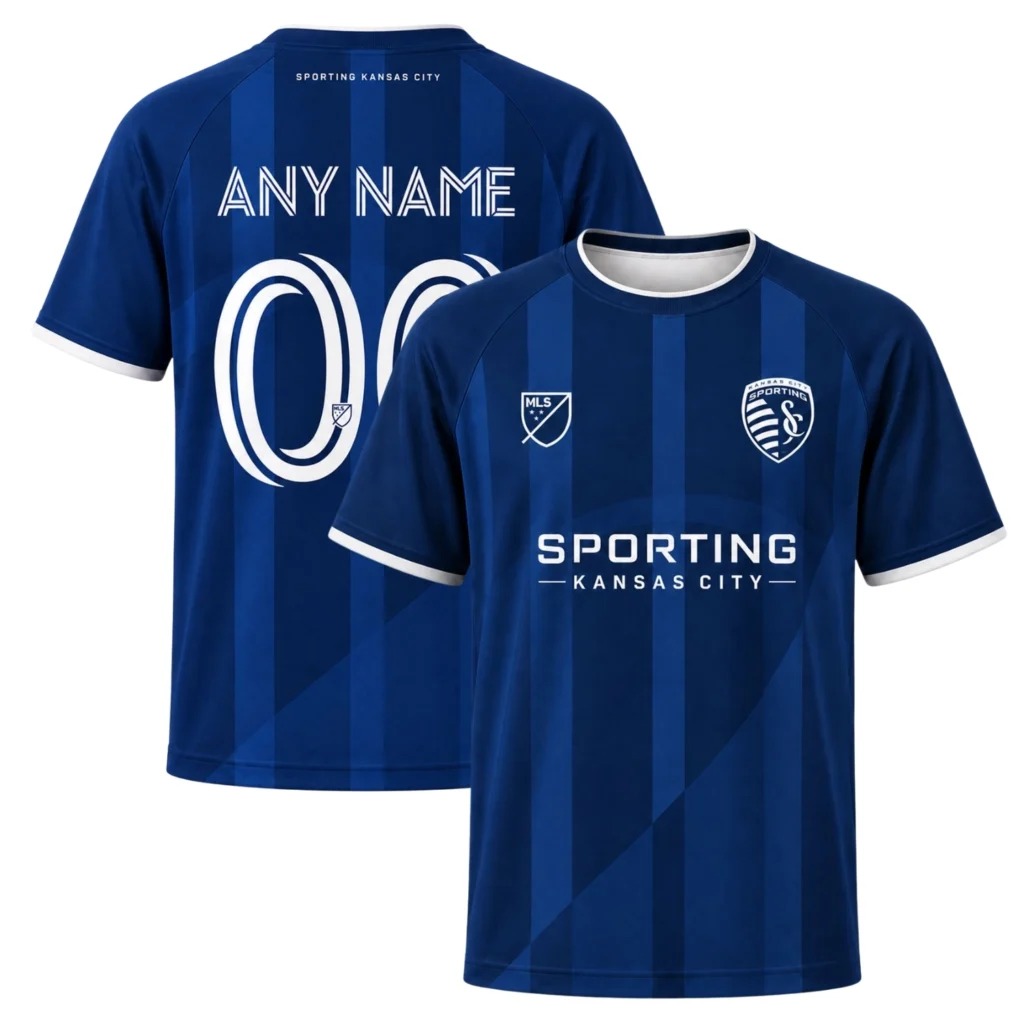 Sporting Kansas City Soccer Jersey Elite Vertical Stripe