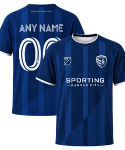 Sporting Kansas City Soccer Jersey Elite Vertical Stripe