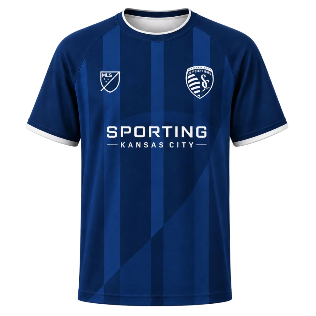 Sporting Kansas City Soccer Jersey Elite Vertical Stripe