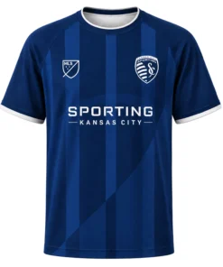 Sporting Kansas City Soccer Jersey Elite Vertical Stripe