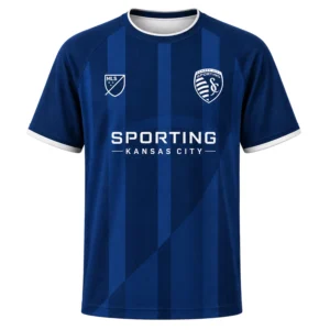 Sporting Kansas City Soccer Jersey Elite Vertical Stripe
