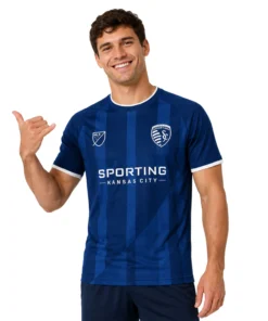 Sporting Kansas City Soccer Jersey Elite Vertical Stripe