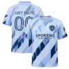 Sporting KC Custom Jersey Brilliant Geometric Style