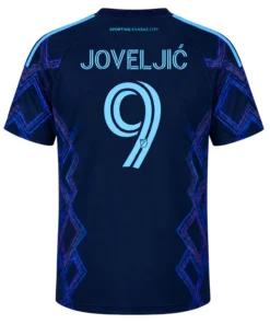 Sporting KC Dejan Joveljic Jersey Remarkable Navy Style