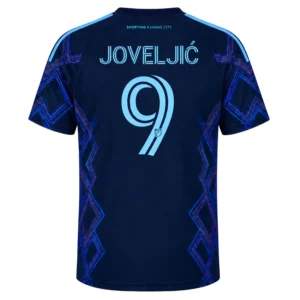 Sporting KC Dejan Joveljic Jersey Remarkable Navy Style