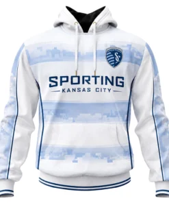 Sporting KC Fan Hoodie Custom Special Cityscape Design