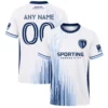 Sporting KC Fan Jersey Custom Vibrant Vertical Lines