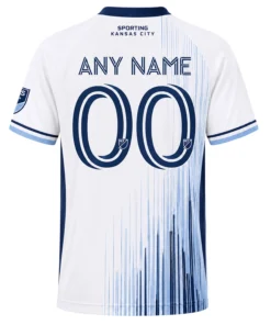Sporting KC Fan Jersey Custom Vibrant Vertical Lines