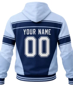 Sporting KC Hoodie Stunning Light Blue Stripe Pullover